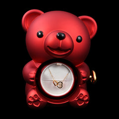 Orsacchiotto Rosa Eterna con Collana