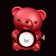 Orsacchiotto Rosa Eterna con Collana