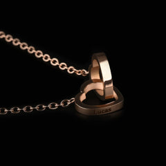 Orsacchiotto Rosa Eterna con Collana